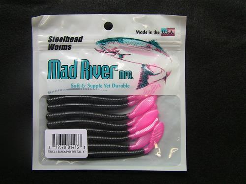 Mad River Mfg Stlhead Worms Nightmare 4 Fishing Products, Soft
